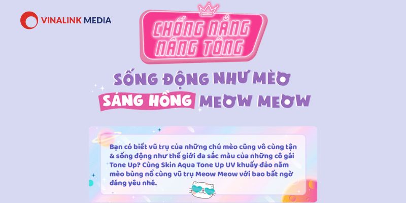 chiến lược Marketing của Skin Aqua - creative idea